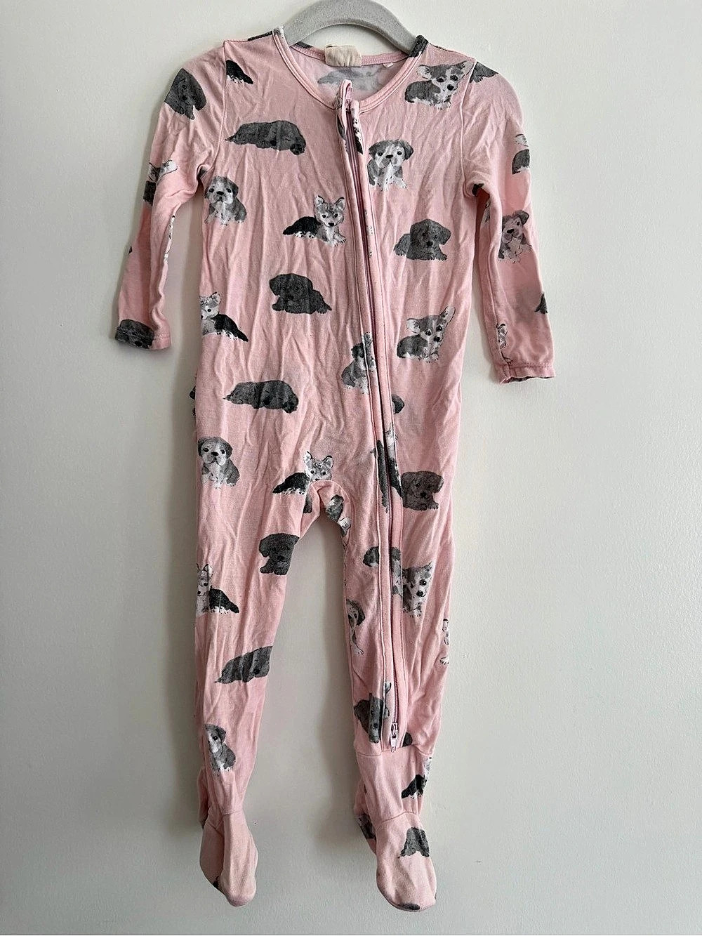 tullabee Baby Animal Print Footie Size 9-12M Like New
